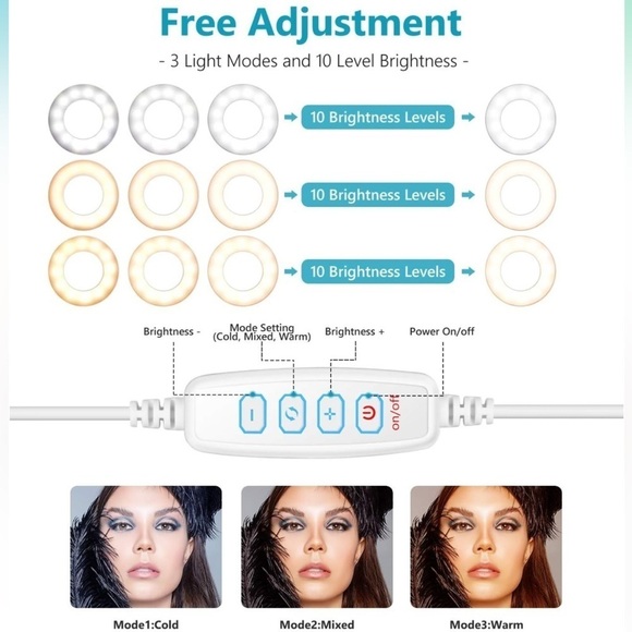 Ring Light and Smartphone Holder - Picture 3 of 15